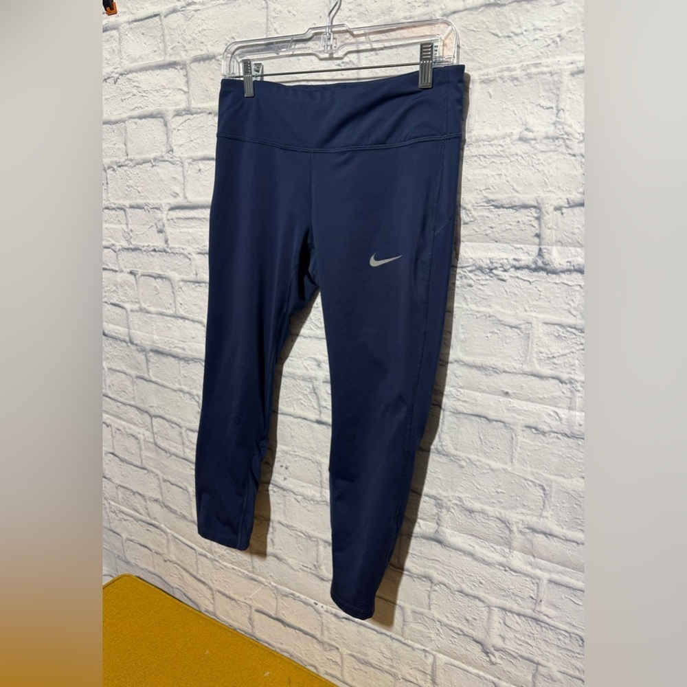 Nike Dark Blue Athletic Leggings - Picture 3 of 8